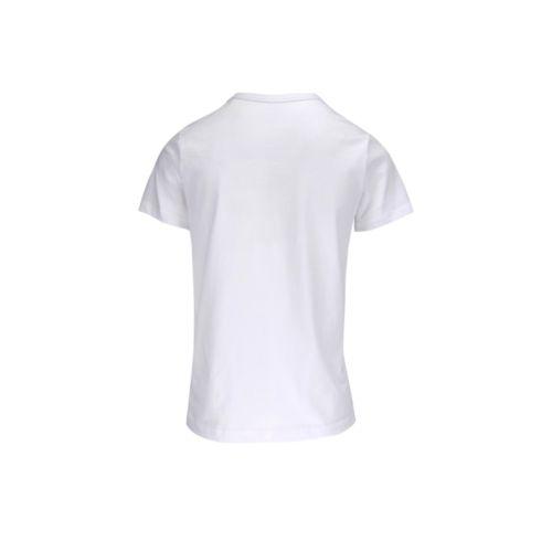 Achat T-Shirt Femme Made in France Col Rond Colletage JEANNETTE - blanc