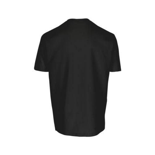 Achat T-Shirt Homme made in France Col Rond Bord Cote HUGO - noir