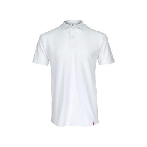 Achat Polo Homme Made in France Maille Piquée PAUL - blanc