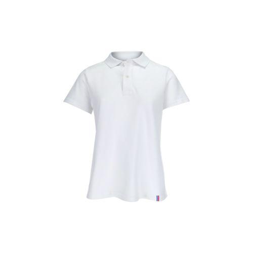 Achat Polo Femme Made in France Maille Piquée PAULETTE - blanc