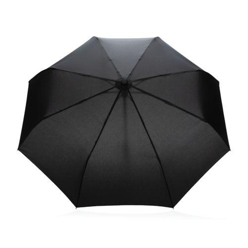 Achat Parapluie 21" automatique rPET 190T et bambou Impact AWARE™ - noir