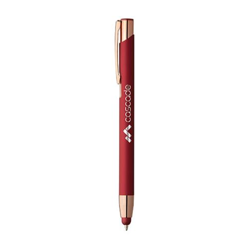 Achat Stylo Crosby Softy Rose Gold avec Stylet - rouge