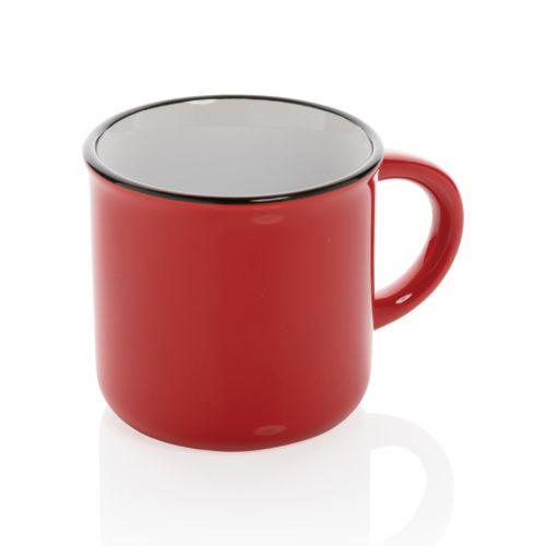 Achat Mug céramique vintage - rouge