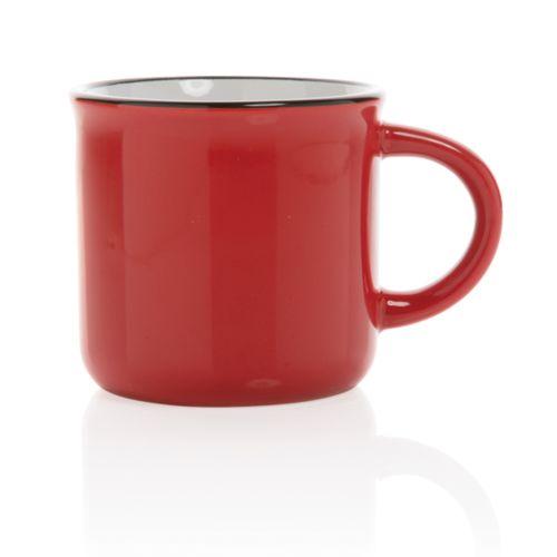 Achat Mug céramique vintage - rouge