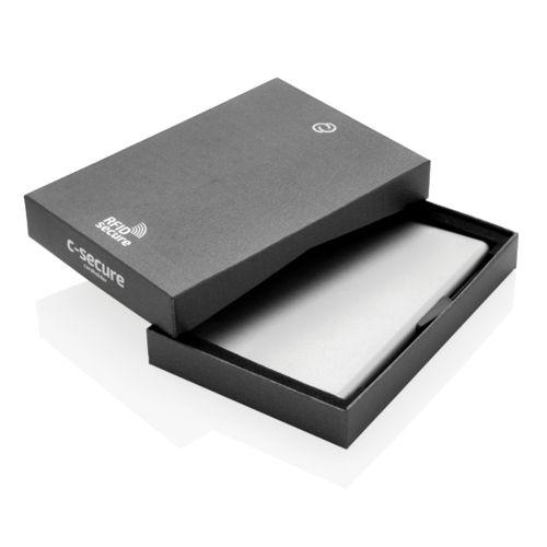 Achat Porte-cartes en aluminium anti RFID C-Secure - argenté