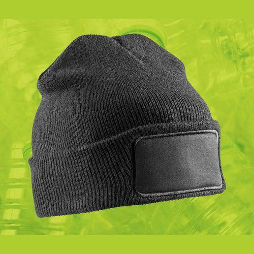 Achat RECYCLED THINSULATE™ PRINTERS BEANIE - noir