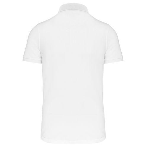 Achat Polo col boutons pression manches courtes homme - blanc