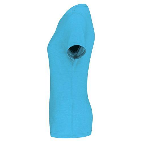 Achat T-shirt triblend sport femme - turquoise clair