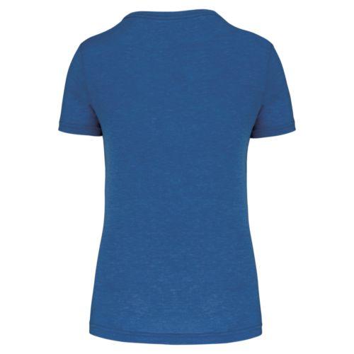 Achat T-shirt triblend sport femme - bleu royal sport chiné