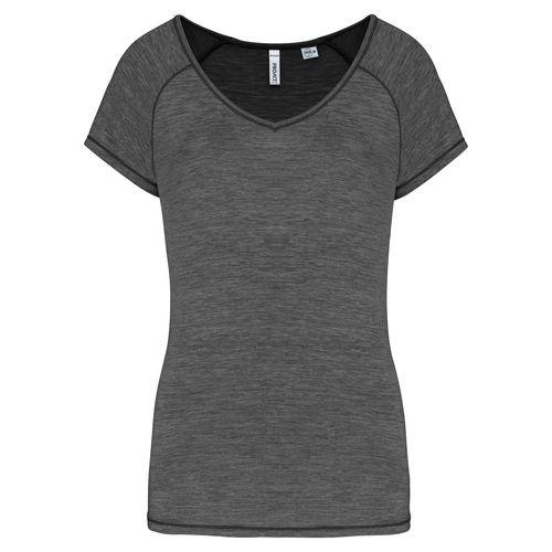Achat T-shirt de sport écoresponsable femme - gris foncé mélangé