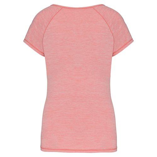 Achat T-shirt de sport écoresponsable femme - rose mélangé