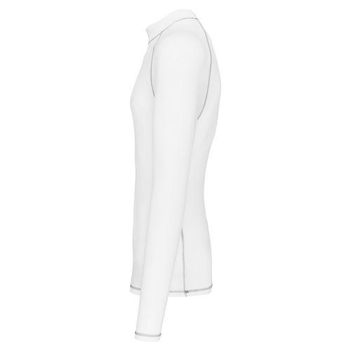 Achat T-shirt technique à manches longues avec protection anti-UV unisexe - blanc