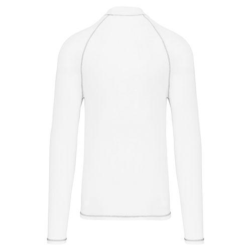 Achat T-shirt technique à manches longues avec protection anti-UV unisexe - blanc