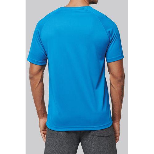 Achat T-shirt de sport à col rond recyclé homme - orange fluo