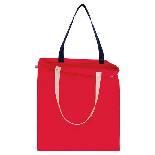 Achat Sac de shopping tricolore Origine France Garantie - rouge
