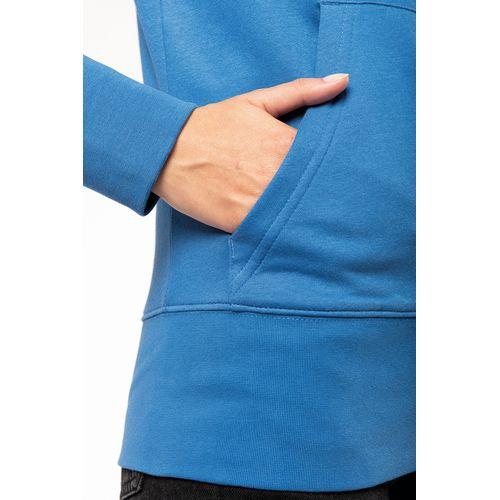 Achat Sweat-shirt écoresponsable zippé à capuche femme - bleu marine