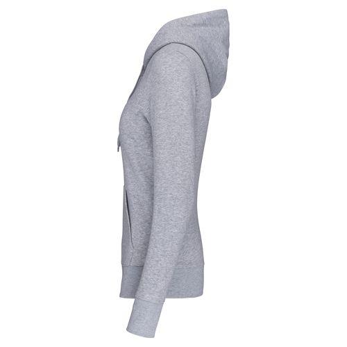 Achat Sweat-shirt écoresponsable à capuche femme - gris oxford