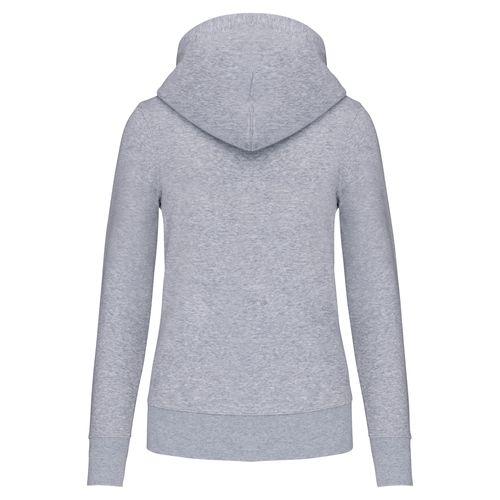 Achat Sweat-shirt écoresponsable à capuche femme - gris oxford