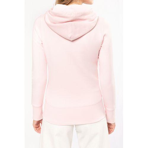 Achat Sweat-shirt écoresponsable à capuche femme - rose pâle