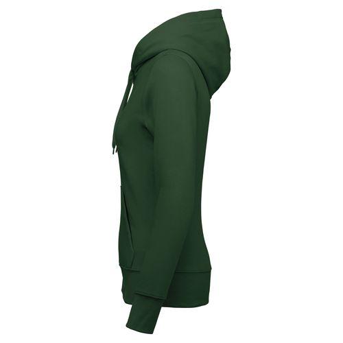 Achat Sweat-shirt écoresponsable à capuche femme - vert forêt