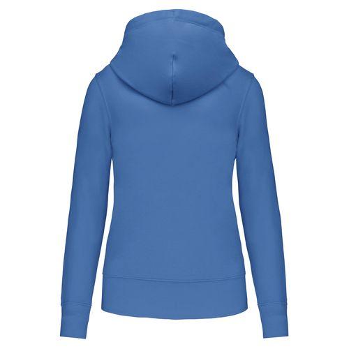 Achat Sweat-shirt écoresponsable à capuche femme - bleu royal clair