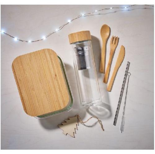 Achat Lunchbox en verre et bambou TUNDRA LUNCHBOX - transparent
