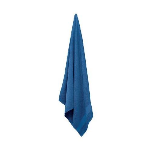 Achat Serviette coton bio 180x100 MERRY - bleu royal