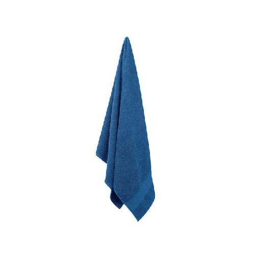 Achat Serviette coton bio 140x70 PERRY - bleu royal