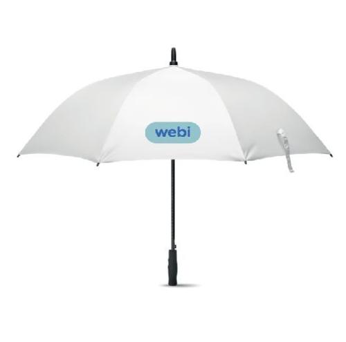 Achat Parapluie 27'' en pongée GRUSA - blanc
