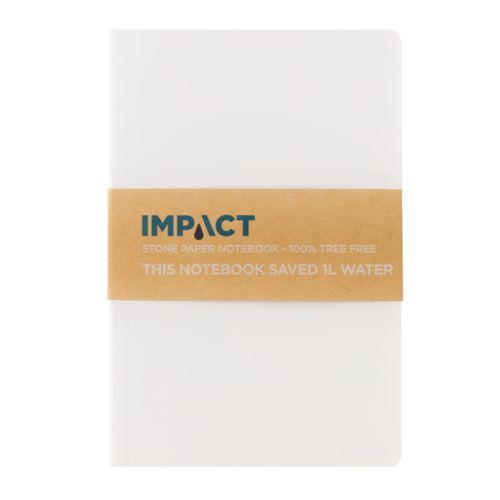 Achat Carnet A5 à couverture souple avec papier minéral IMPACT - blanc