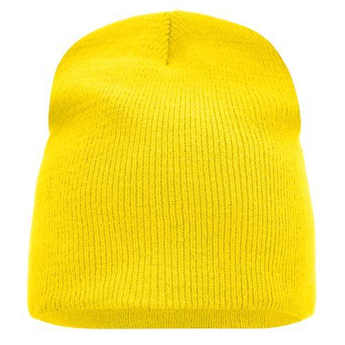 Achat Bonnet tricot - jaune