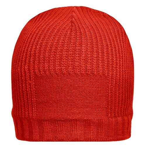 Achat Bonnet tricot - rouge clair
