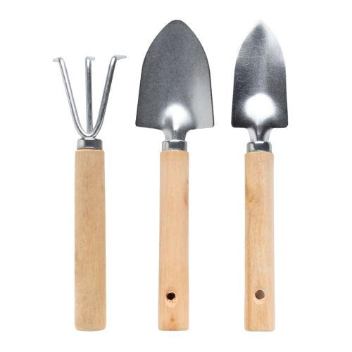 Achat Set de 3 outils de jardin en bois - noir