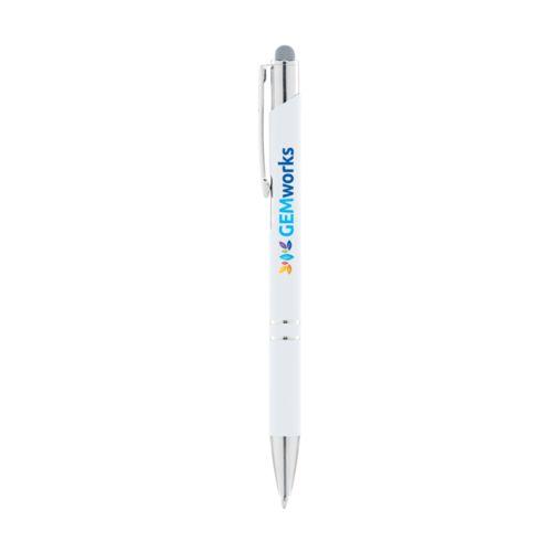 Achat Stylo Crosby Softy Stylet Coté Clip - blanc