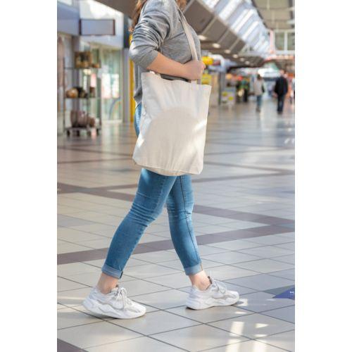 Achat Sac shopping type Tote bag Impact en coton recyclé AWARE™ - blanc cassé