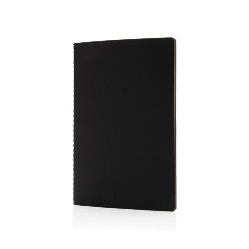 Achat Carnet de notes A5 avec couverture souple et bord coloré - noir