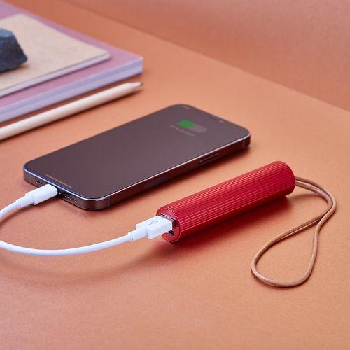Achat FINE TUBE POWER BANK 2 - rouge