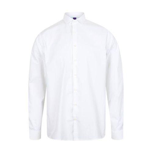 Achat CHEMISE STRETCH MANCHES LONGUES HOMME - blanc