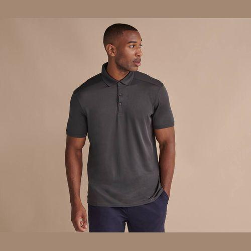 Achat Polo Homme en polyester stretch - noir