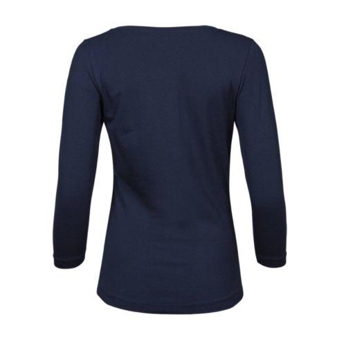 Achat T-shirt femme manches 3/4 - bleu marine