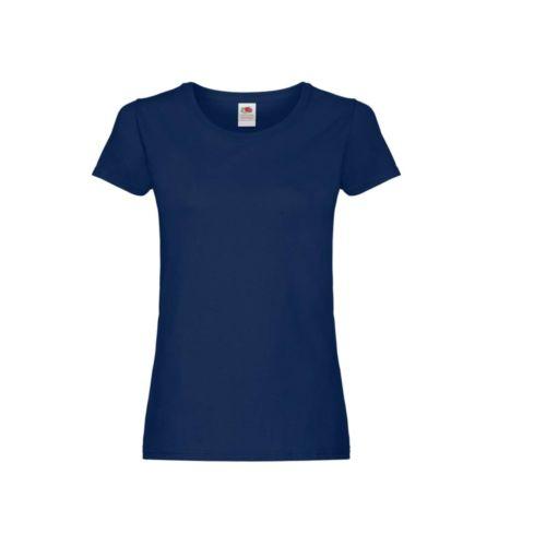 Achat Tee-shirt femme col rond - bleu marine