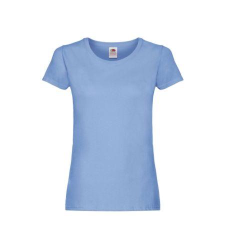 Achat Tee-shirt femme col rond - bleu ciel