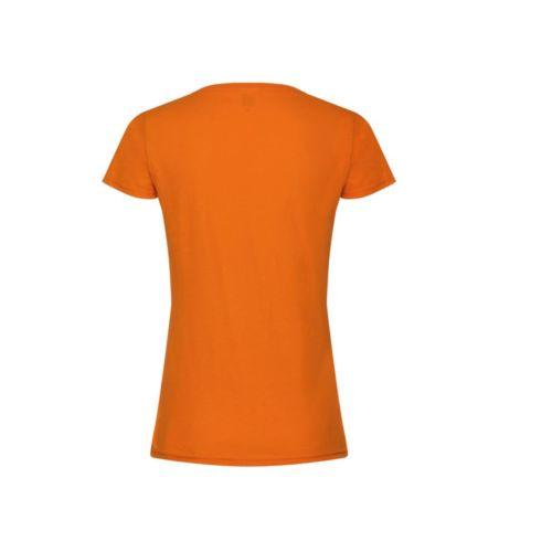 Achat Tee-shirt femme col rond - orange