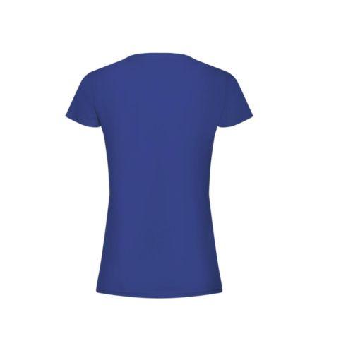 Achat Tee-shirt femme col rond - bleu royal