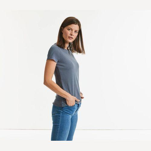 Achat T-shirt organique lourd femme - bleu marine classique