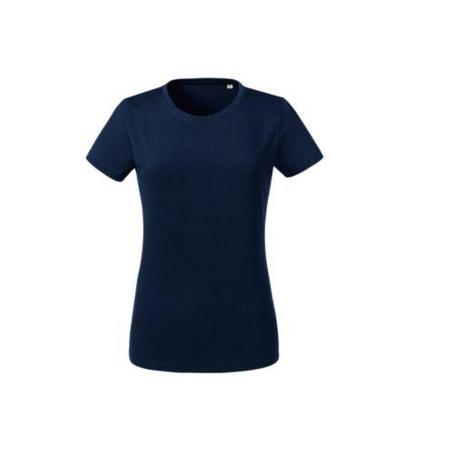 Achat T-shirt organique lourd femme - bleu marine classique