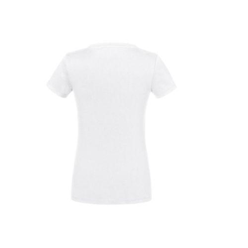 Achat T-shirt organique col V femme - blanc
