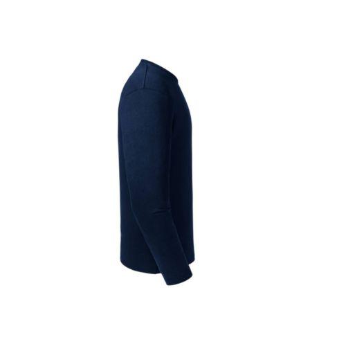 Achat T-shirt organique manches longues homme - bleu marine classique
