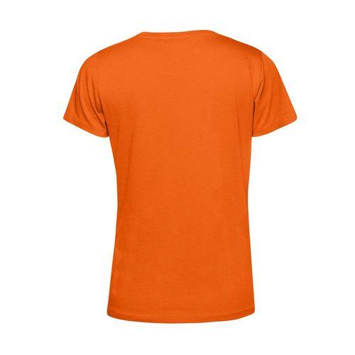Achat T-shirt femme col rond 150 organique - orange pur