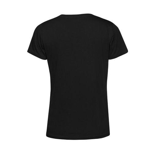 Achat T-shirt femme col rond 150 organique - noir pur